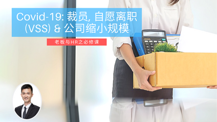 Product image for (中文) Covid-19: 裁员, 自愿离职(VSS) & 公司缩小规模 by Wai Chong Khuan