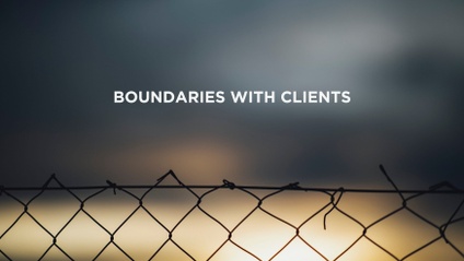 Product image for Boundaries with Clients