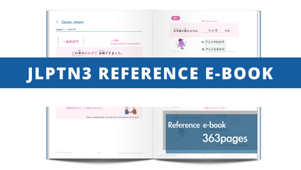 Product image for JLPT N3 Reference E-book