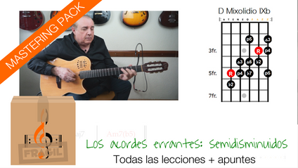 Product image for MASTERING LOS ACORDES ERRANTES: SEMIDISMINUIDOS