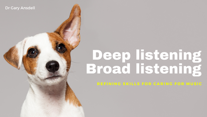 Product image for Deep Listening, Broad Listening