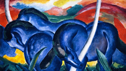 Product image for Paint-A-Long - Recreation of Blue Horses by Franz Marc