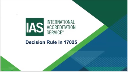 Product image for The Decision Rule in 17025