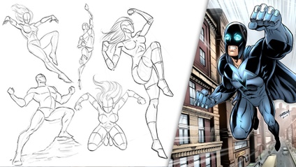 Product image for How to Draw Dynamic Comic Book Superheroes - Start to Finish