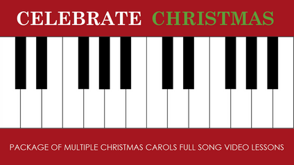 Product image for Celebrate Christmas | Full Song Video Lessons On Famous Christmas Carols