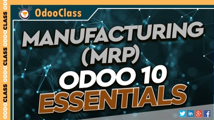 Product image for Manufacturing (MRP) - Odoo 10 Essentials