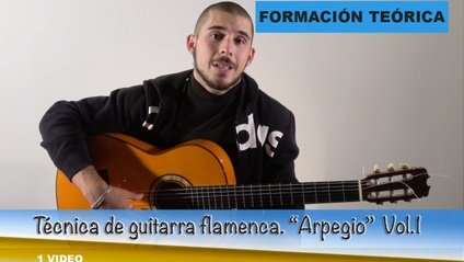 Product image for Técnica de guitarra flamenca. "Arpegio" Vol.I