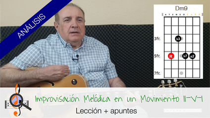 Product image for Improvisación melódica en un movimiento II-V-I