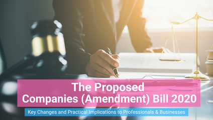 Product image for (English) The Proposed Companies (Amendment) Bill 2020 by Mah Li Chen (MAICSA Chartered Secretary)
