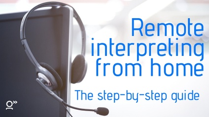 Product image for Remote interpreting from home