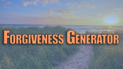 Product image for Forgiveness Generator