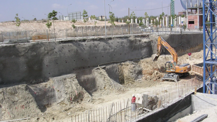 Product image for Excavación con bermas y concreto lanzado