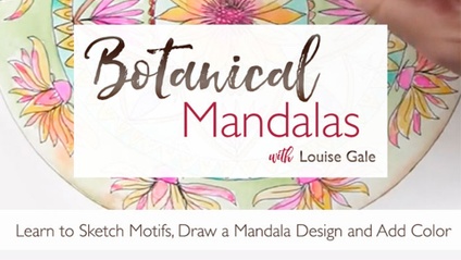 Product image for Learn to Create A Botanical Mandala (mini-class)