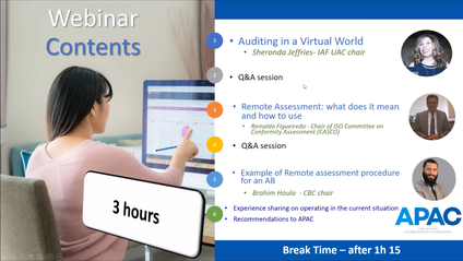 Product image for APAC Webinar - Remote audits and assessments, May 2020