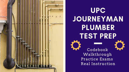 Product image for UPC Journeyman Plumber Exam Prep