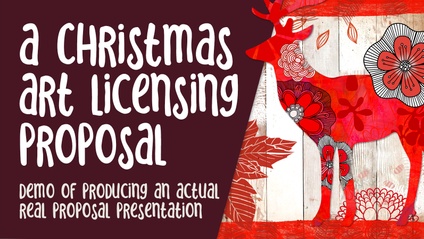 Product image for Christmas Art Licensing Proposal Demo