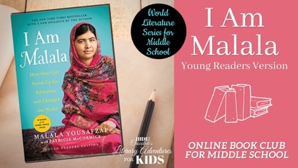 Product image for I am Malala Online Book Club ~ World Literature Series for Middle School
