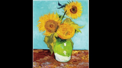 Product image for Paint-A-Long - Recreation of Vase with Three Sunflowers after van Gogh