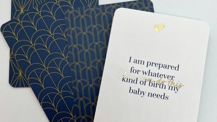 Product image for TMC Positive Pregnancy & Birth Affirmation Cards