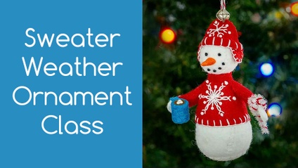 Product image for Sweater Weather Ornament Class