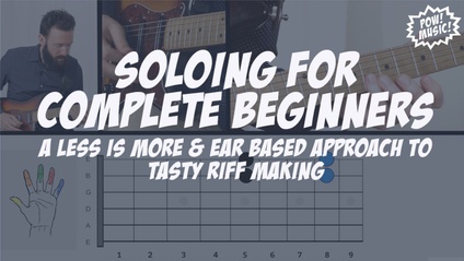 Product image for SOLOING FOR COMPLETE BEGINNERS