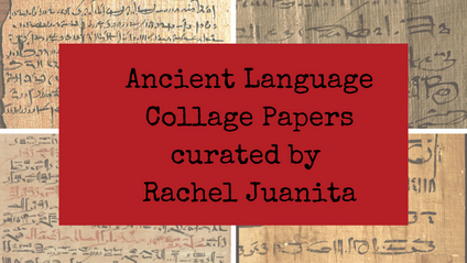Product image for FREE Ancient Language Collage Papers