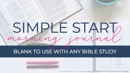 Product image for Simple Start Journal  |  Blank Version