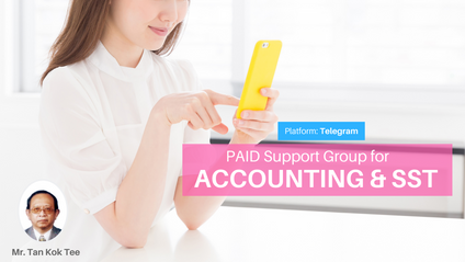Product image for (English) Paid Support Group for Accounting & SST by Tan Kok Tee