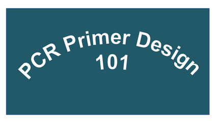 Product image for DNA Primer Design For Polymerase Chain Reaction