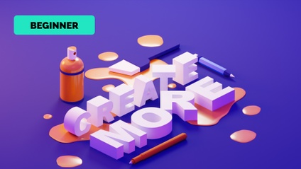 Product image for Create 3D Lettering in Blender