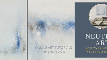 Product image for BUNDLED LARGE MODERN ART TUTORIALS - 2 CLASS SET