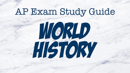 Product image for AP Study Guide: World History