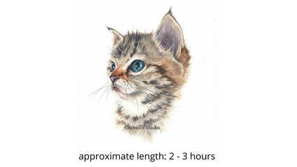 Product image for Kitten in Watercolor