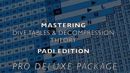 Product image for Mastering Dive Tables and Decompression Theory - Pro Deluxe Package