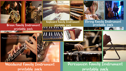Product image for Instrument Families Printable Set