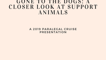 Product image for Gone to the Dogs: a Closer Look at Support Animals