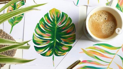 Product image for Virtual Live Painting Replay: Monstera Leaf
