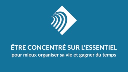 Product image for ÊTRE CONCENTRÉ SUR L'ESSENTIEL