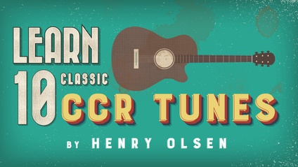 Product image for Learn 10 classic CCR chord progressions