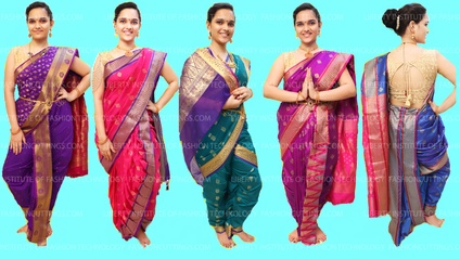 Product image for मराठी - अड्वान्स नऊवारी साडी कोर्स - ₹ 3600