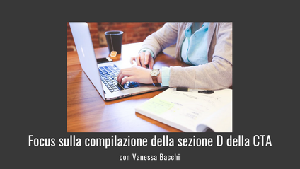 Product image for Focus sulla compilazione della "sezione D"  della CTA