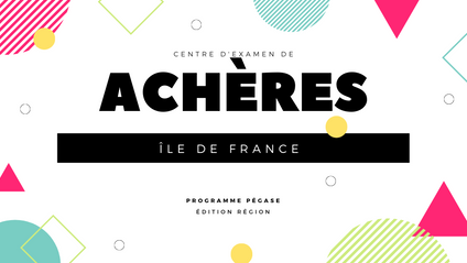 Product image for Centre d'examen de Achères V2