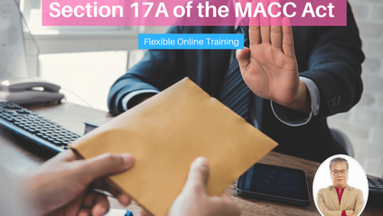 Product image for (English) Section 17A of the MACC Act by Chong Ki Keong (PECB Certified ISO 37001 Provisional Auditor)