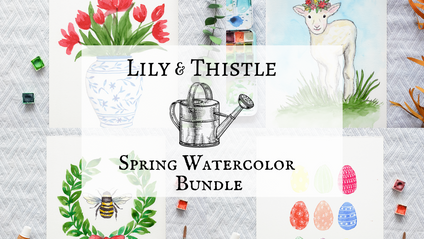Product image for Spring Watercolor Bundle