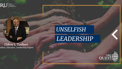 Product image for Unselfish Leadership