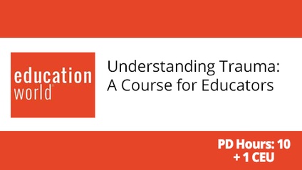 Product image for Understanding Trauma: A Course for Educators
