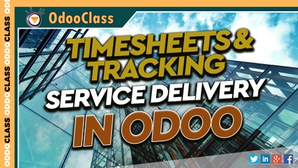 Product image for Timesheets & Tracking Service Delivery in Odoo