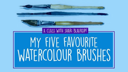 Product image for My Five Favourite Watercolour Brushes