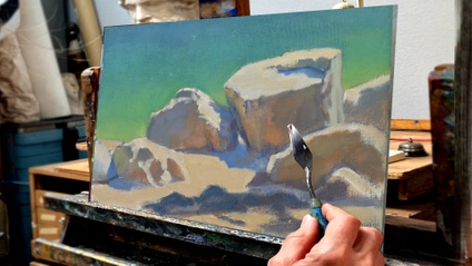 Product image for Exploring The Landscape - How to Paint Rocks: A Demonstration