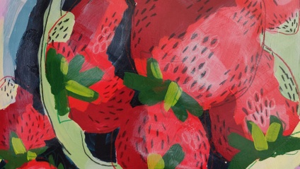 Product image for Still Life Strawberries with Kellie Newsome
